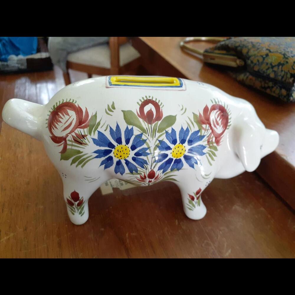 Henriot Quimper in Quimper, France- Piggy Bank